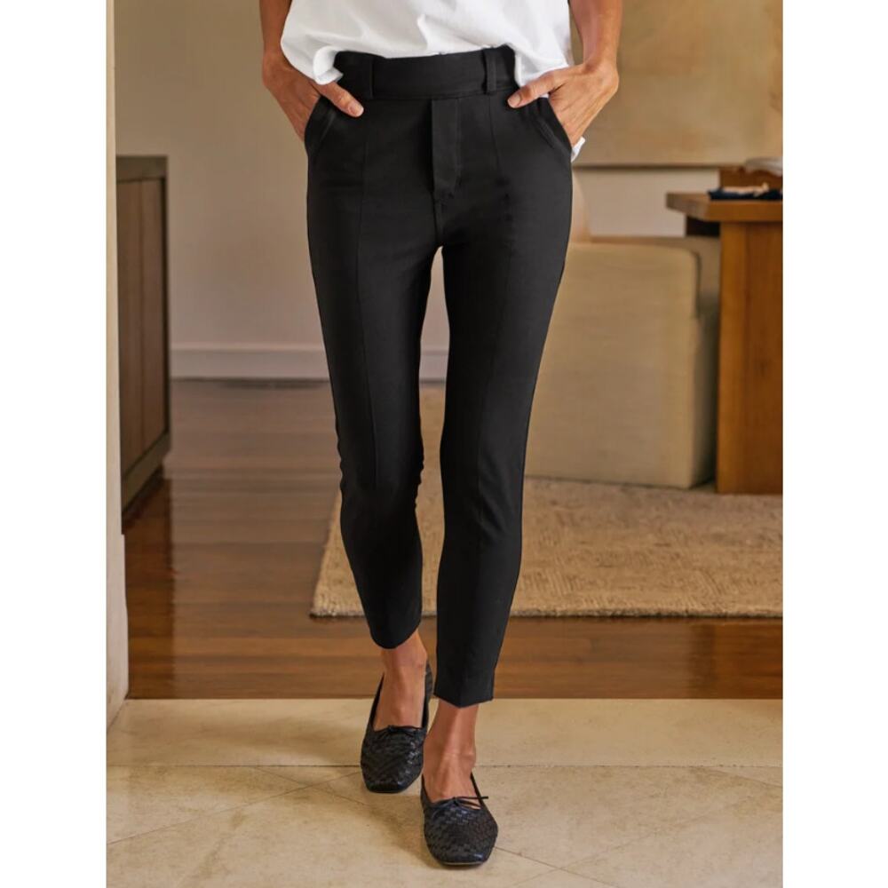 Frank & Eileen Murphy Billion Dollar Pant Super Stretch Black Skinny Womens 28